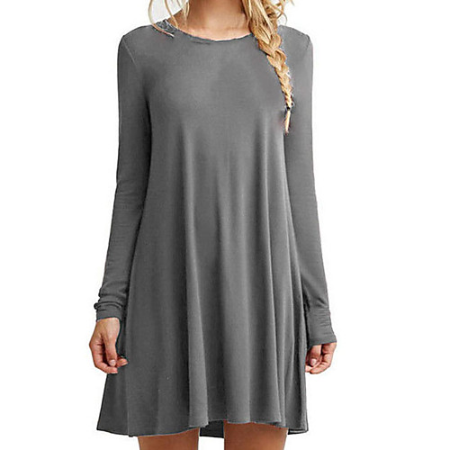 Women's Street chic A Line Dress - Solid Colored Black White, Patchwork Black White Brown S M L XL
Women's Street chic A Line Dress - Solid Colored Black White, Patchwork Black White Brown S M L XL