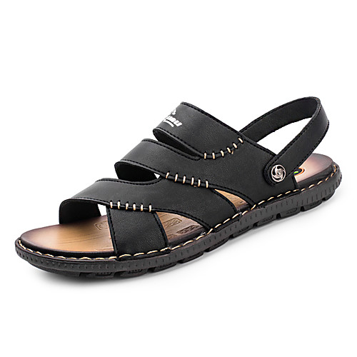 Men's Comfort Shoes Faux Leather Spring & Summer Casual Sandals Walking Shoes Breathable Black / Blue / Brown / Outdoor
Men's Comfort Shoes Faux Leather Spring & Summer Casual Sandals Walking Shoes Breathable Black / Blue / Brown / Outdoor