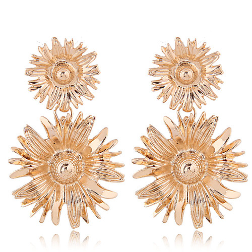 Women's Drop Earrings Hoop Earrings Dangle Earrings Tropical Flower Sunflower European Trendy Fashion Earrings Jewelry Gold / Silver For Gift Daily Stage Street Work 1 Pair
Women's Drop Earrings Hoop Earrings Dangle Earrings Tropical Flower Sunflower European Trendy Fashion Earrings Jewelry Gold / Silver For Gift Daily Stage Street Work 1 Pair