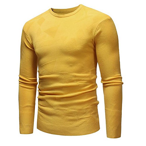 Men's Solid Colored Long Sleeve Pullover, Round Neck Fall / Winter Black / Army Green / Yellow US32 / UK32 / EU40 / US34 / UK34 / EU42 / US36 / UK36 / EU44
Men's Solid Colored Long Sleeve Pullover, Round Neck Fall / Winter Black / Army Green / Yellow US32 / UK32 / EU40 / US34 / UK34 / EU42 / US36 / UK36 / EU44