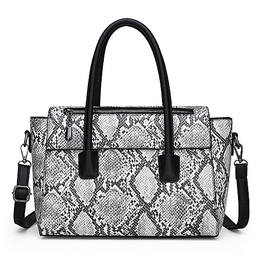 Women's Pattern / Print / Zipper PU(Polyurethane) / PU Top Handle Bag Geometric Pattern Black / Brown / Wine / Fall & Winter
Women's Pattern / Print / Zipper PU(Polyurethane) / PU Top Handle Bag Geometric Pattern Black / Brown / Wine / Fall & Winter