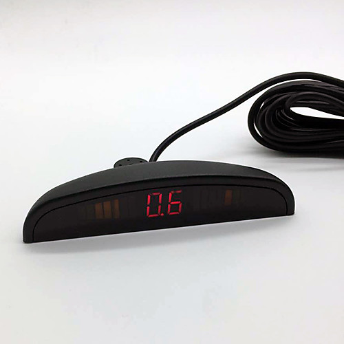 Car reversing radar 12V beeping small crescent LED display three-color step display radar
Car reversing radar 12V beeping small crescent LED display three-color step display radar
