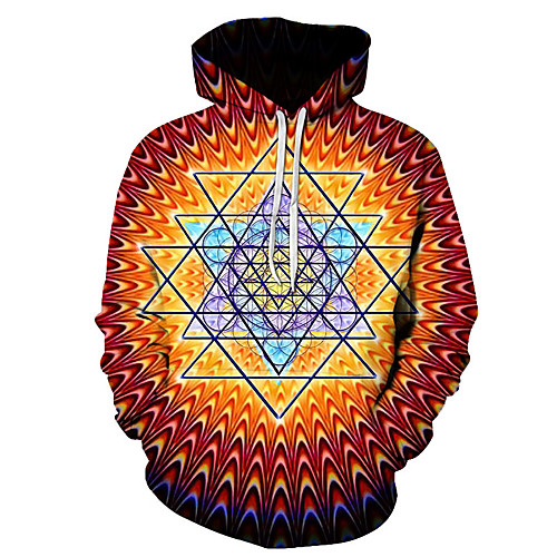 Men's Plus Size Casual / Street chic Hoodie - Geometric / 3D Hooded Rainbow US32 / UK32 / EU40
Men's Plus Size Casual / Street chic Hoodie - Geometric / 3D Hooded Rainbow US32 / UK32 / EU40