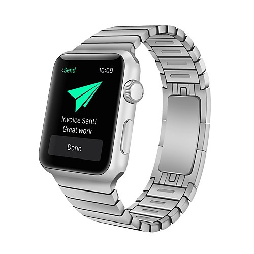 Watch Band for Apple Watch Series 4 / Apple Watch Series 3 Apple Classic Buckle Stainless Steel Wrist Strap
Watch Band for Apple Watch Series 4 / Apple Watch Series 3 Apple Classic Buckle Stainless Steel Wrist Strap