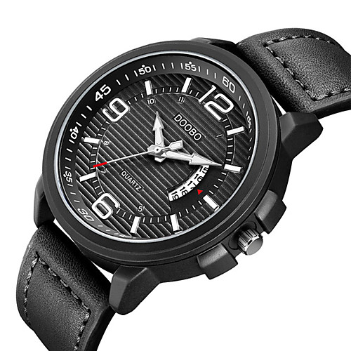 Men's Dress Watch Quartz Leather Black / Brown / Green No Calendar / date / day Chronograph Casual Watch Analog Outdoor New Arrival - Black Brown Green One Year Battery Life
Men's Dress Watch Quartz Leather Black / Brown / Green No Calendar / date / day Chronograph Casual Watch Analog Outdoor New Arrival - Black Brown Green One Year Battery Life