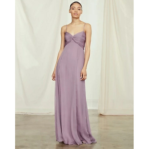 A-Line Spaghetti Strap Floor Length Chiffon Bridesmaid Dress with by LAN TING Express
A-Line Spaghetti Strap Floor Length Chiffon Bridesmaid Dress with by LAN TING Express