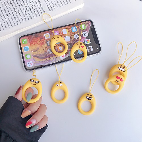 Cartoon Silicone Finger Ring Pendant Anti-fall Cute Universal Mobile Phone Lanyard Short phone Rope Ring
Cartoon Silicone Finger Ring Pendant Anti-fall Cute Universal Mobile Phone Lanyard Short phone Rope Ring