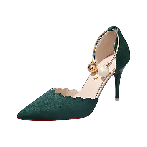 Women's Heels Kitten Heel Pointed Toe PU Minimalism Fall Black / Green / Red
Women's Heels Kitten Heel Pointed Toe PU Minimalism Fall Black / Green / Red