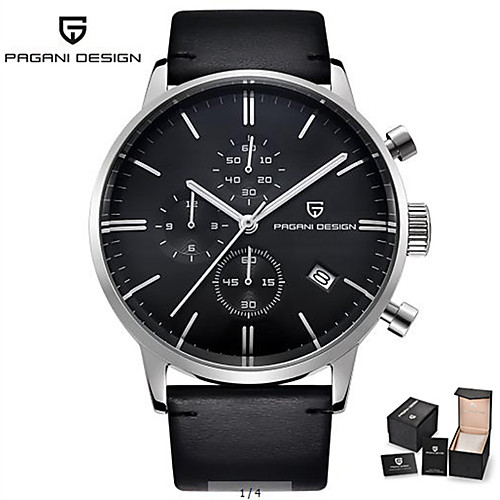 Men's Sport Watch Japanese Japanese Quartz Sporty Genuine Leather Black / Brown 30 m Calendar / date / day Casual Watch Analog Casual - Black Golden White Two Years Battery Life / Stainless Steel
Men's Sport Watch Japanese Japanese Quartz Sporty Genuine Leather Black / Brown 30 m Calendar / date / day Casual Watch Analog Casual - Black Golden White Two Years Battery Life / Stainless Steel