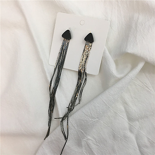 Women's Earrings Long Vertical / Gold bar S925 Sterling Silver Earrings Jewelry Black For Gift Daily Festival 1 Pair
Women's Earrings Long Vertical / Gold bar S925 Sterling Silver Earrings Jewelry Black For Gift Daily Festival 1 Pair