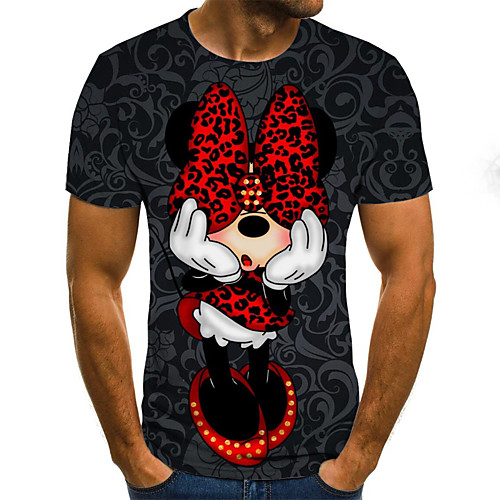 Men's Halloween Holiday Rock / Street chic T-shirt - Color Block / 3D / Cartoon Print Round Neck Black / Short Sleeve
Men's Halloween Holiday Rock / Street chic T-shirt - Color Block / 3D / Cartoon Print Round Neck Black / Short Sleeve