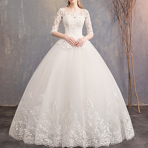 A-Line Off Shoulder Floor Length Tulle Half Sleeve Casual Little White Dress Made-To-Measure Wedding Dresses with Appliques 2020
A-Line Off Shoulder Floor Length Tulle Half Sleeve Casual Little White Dress Made-To-Measure Wedding Dresses with Appliques 2020