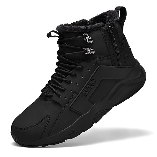 Men's Fashion Boots Leather Winter Sporty Boots Warm Black / Brown / Black and White
Men's Fashion Boots Leather Winter Sporty Boots Warm Black / Brown / Black and White