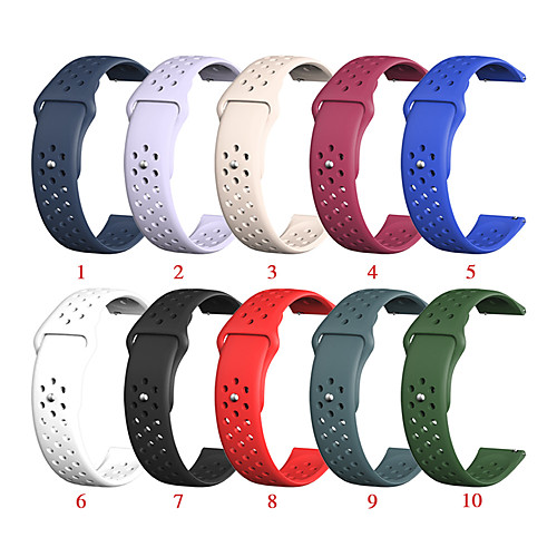 Sports breathable Silicone Watchband Accessories 20mm For Huawei Watch 2 Release Wrist Strap
Sports breathable Silicone Watchband Accessories 20mm For Huawei Watch 2 Release Wrist Strap