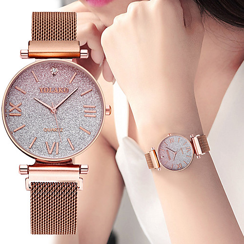 Women's Quartz Watches New Arrival Fashion Black Silver Rose Gold Stainless Steel Chinese Quartz Black Rose Gold Silver Chronograph Cute Creative 1 pc Analog One Year Battery Life
Women's Quartz Watches New Arrival Fashion Black Silver Rose Gold Stainless Steel Chinese Quartz Black Rose Gold Silver Chronograph Cute Creative 1 pc Analog One Year Battery Life