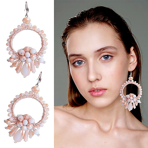 Women's Stud Earrings Drop Earrings Geometrical Drop Stylish Bohemian Boho Earrings Jewelry Light Brown / White / Gold For Wedding Party Holiday Festival 1 Pair
Women's Stud Earrings Drop Earrings Geometrical Drop Stylish Bohemian Boho Earrings Jewelry Light Brown / White / Gold For Wedding Party Holiday Festival 1 Pair