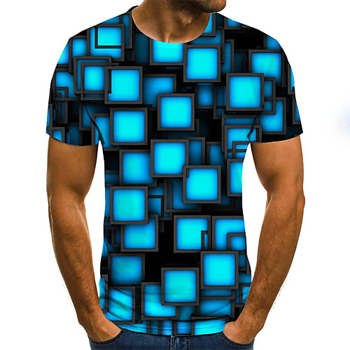 Men's Plus Size Geometric 3D Pleated Print T-shirt Street chic Weekend Round Neck Royal Blue / Summer / Short Sleeve
Men's Plus Size Geometric 3D Pleated Print T-shirt Street chic Weekend Round Neck Royal Blue / Summer / Short Sleeve
