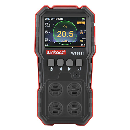 WINTACT WT8806 Carbon Monoxide Monitor Professional Rechargeable Gas Sensor High Sensitive Poisoning Sound-light Vibration Alarm CO Detector
WINTACT WT8806 Carbon Monoxide Monitor Professional Rechargeable Gas Sensor High Sensitive Poisoning Sound-light Vibration Alarm CO Detector