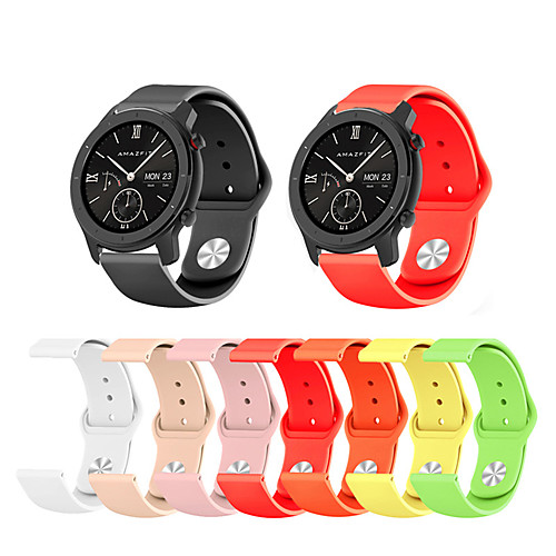 Sport Silicone Watch Band Wrist Strap for Xiaomi Huami Amazfit GTR 42mm / Amazfit Bip Youth / Samsung Galaxy Watch 42mm Bracelet Replaceable Wristband
Sport Silicone Watch Band Wrist Strap for Xiaomi Huami Amazfit GTR 42mm / Amazfit Bip Youth / Samsung Galaxy Watch 42mm Bracelet Replaceable Wristband