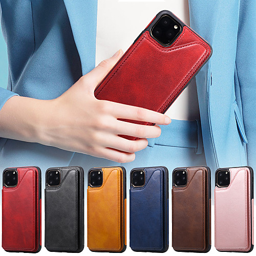 Case For Apple iPhone 11 / iPhone 11 Pro / iPhone 11 Pro Max Wallet / Card Holder / with Stand Back Cover Solid Colored PU Leather
Case For Apple iPhone 11 / iPhone 11 Pro / iPhone 11 Pro Max Wallet / Card Holder / with Stand Back Cover Solid Colored PU Leather