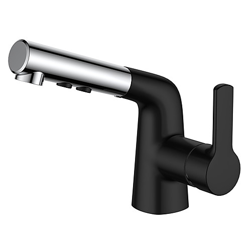 Bathroom Sink Faucet - Pullout Spray Black Free Standing Single Handle One HoleBath Taps
Bathroom Sink Faucet - Pullout Spray Black Free Standing Single Handle One HoleBath Taps