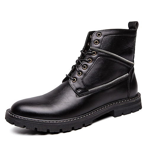 Men's Combat Boots Nappa Leather Fall & Winter Vintage / Casual Boots Walking Shoes Non-slipping Black / Brown
Men's Combat Boots Nappa Leather Fall & Winter Vintage / Casual Boots Walking Shoes Non-slipping Black / Brown