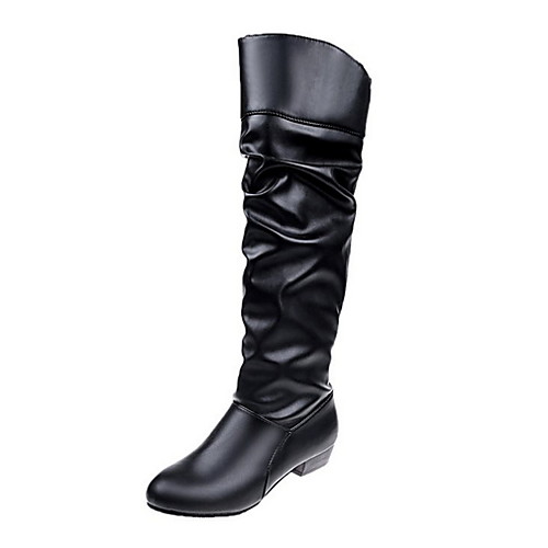 Women's Boots Knee High Boots Low Heel Round Toe Synthetics Knee High Boots Fall & Winter Black / White / Khaki
Women's Boots Knee High Boots Low Heel Round Toe Synthetics Knee High Boots Fall & Winter Black / White / Khaki
