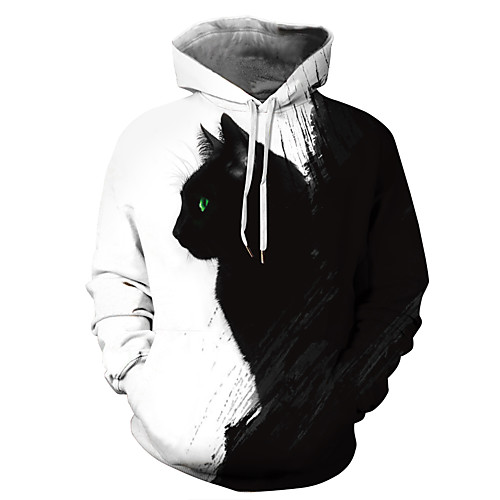 Men's Casual / Basic Hoodie - Print / Color Block / 3D Black US32 / UK32 / EU40
Men's Casual / Basic Hoodie - Print / Color Block / 3D Black US32 / UK32 / EU40