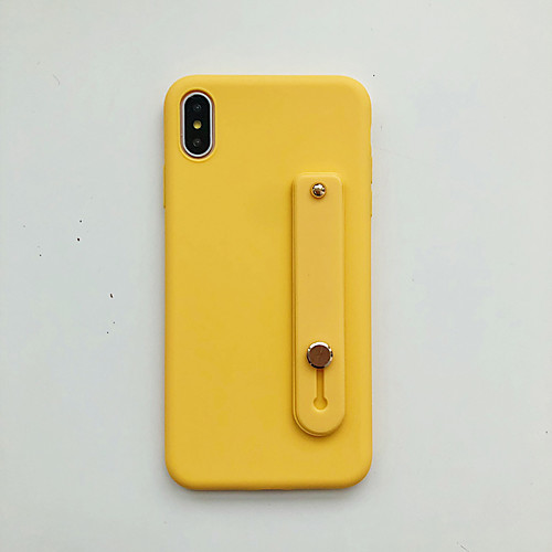 Case For Apple iPhone XS / iPhone XR / iPhone XS Max with Stand / Ultra-thin Back Cover Solid Colored Silica Gel
Case For Apple iPhone XS / iPhone XR / iPhone XS Max with Stand / Ultra-thin Back Cover Solid Colored Silica Gel
