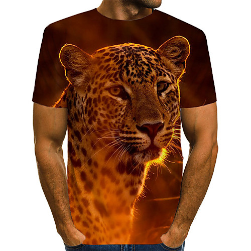 Men's Daily Holiday Vintage / Rock T-shirt - Leopard / 3D / Animal Lion, Print Brown
Men's Daily Holiday Vintage / Rock T-shirt - Leopard / 3D / Animal Lion, Print Brown