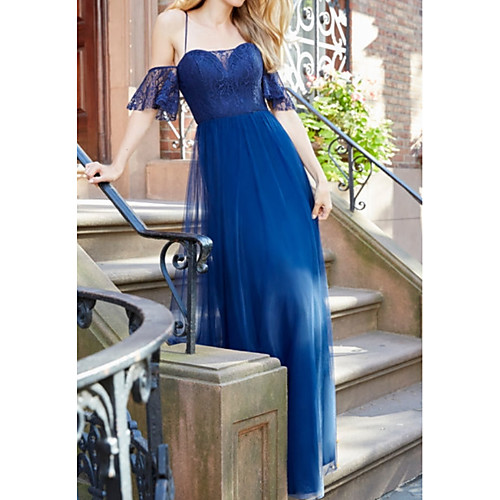 A-Line Halter Neck Maxi Chiffon Bridesmaid Dress with Ruching by LAN TING Express
A-Line Halter Neck Maxi Chiffon Bridesmaid Dress with Ruching by LAN TING Express