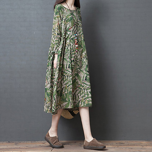 Women's Date Sophisticated Swing Dress - Floral Print Brown Green M L XL XXL
Women's Date Sophisticated Swing Dress - Floral Print Brown Green M L XL XXL
