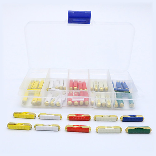 50pcs GBC Automotive European Car Blade Fuse Box Assortment Auto Fuses- 5A 8A 16A 20A 25A 30A
50pcs GBC Automotive European Car Blade Fuse Box Assortment Auto Fuses- 5A 8A 16A 20A 25A 30A