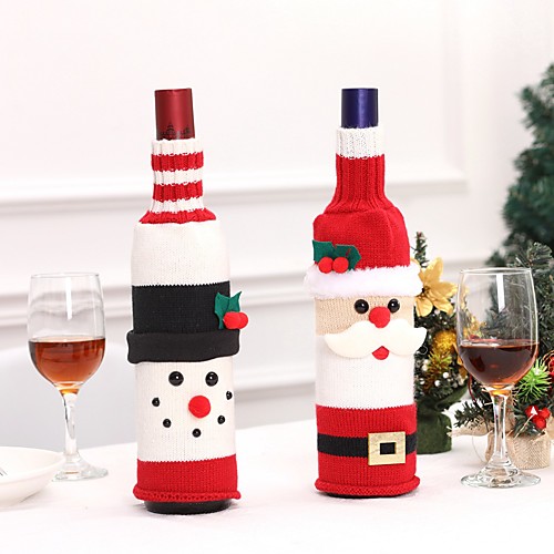 1pcs Christmas Decorations Wine Bottle Santa Claus Bag Knitted Hats For Christmas Party Decoration
1pcs Christmas Decorations Wine Bottle Santa Claus Bag Knitted Hats For Christmas Party Decoration