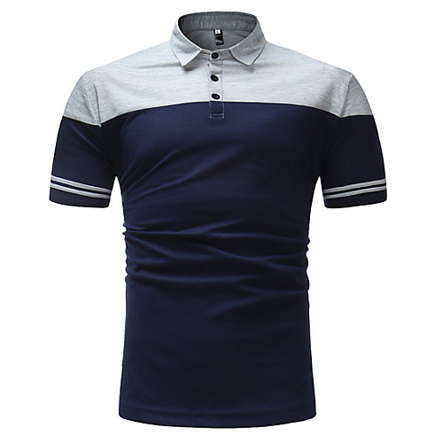 Men's Daily EU / US Size Polo - Color Block Shirt Collar Light gray / Short Sleeve
Men's Daily EU / US Size Polo - Color Block Shirt Collar Light gray / Short Sleeve