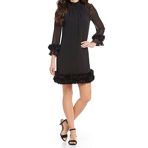 A-Line High Neck Short / Mini Chiffon Mother of the Bride Dress with Appliques by LAN TING Express
A-Line High Neck Short / Mini Chiffon Mother of the Bride Dress with Appliques by LAN TING Express