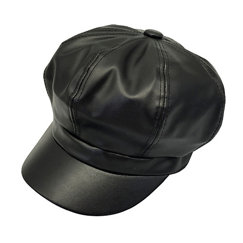 Women's Active Basic Cute PU Beret Hat-Color Block All Seasons Black Yellow Red
Women's Active Basic Cute PU Beret Hat-Color Block All Seasons Black Yellow Red
