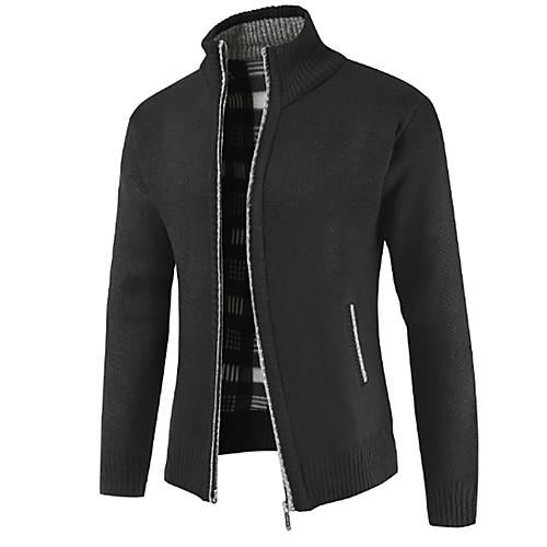 Men's Color Block Long Sleeve Cardigan Sweater Jumper, Crew Neck Fall Black / Wine / Light gray US32 / UK32 / EU40 / US34 / UK34 / EU42 / US36 / UK36 / EU44
Men's Color Block Long Sleeve Cardigan Sweater Jumper, Crew Neck Fall Black / Wine / Light gray US32 / UK32 / EU40 / US34 / UK34 / EU42 / US36 / UK36 / EU44