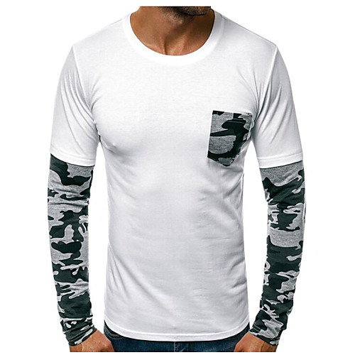 Men's Daily Sports Basic T-shirt - Solid Colored / Camo / Camouflage Black
Men's Daily Sports Basic T-shirt - Solid Colored / Camo / Camouflage Black