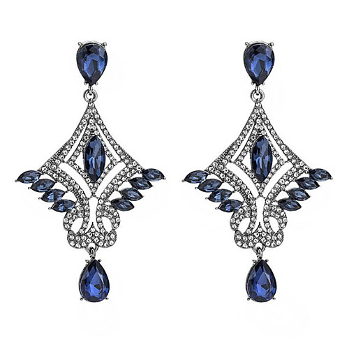 Women's Synthetic Amethyst Drop Earrings Geometrical Flower Vintage Gold Plated Earrings Jewelry Black / Silver / Blue For Anniversary Gift 1 Pair
Women's Synthetic Amethyst Drop Earrings Geometrical Flower Vintage Gold Plated Earrings Jewelry Black / Silver / Blue For Anniversary Gift 1 Pair
