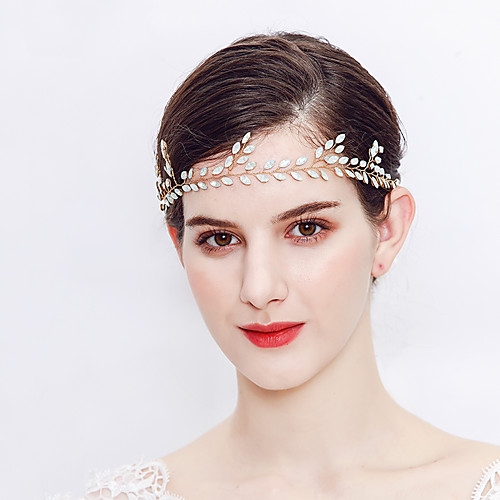 Coloured Glaze / Alloy Headbands with Ribbons 1pc Wedding / Daily Wear Headpiece
Coloured Glaze / Alloy Headbands with Ribbons 1pc Wedding / Daily Wear Headpiece