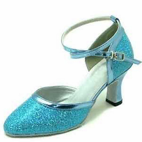 Women's Dance Shoes PU Modern Shoes Heel Cuban Heel Silver Gray / Purple / Gold
Women's Dance Shoes PU Modern Shoes Heel Cuban Heel Silver Gray / Purple / Gold