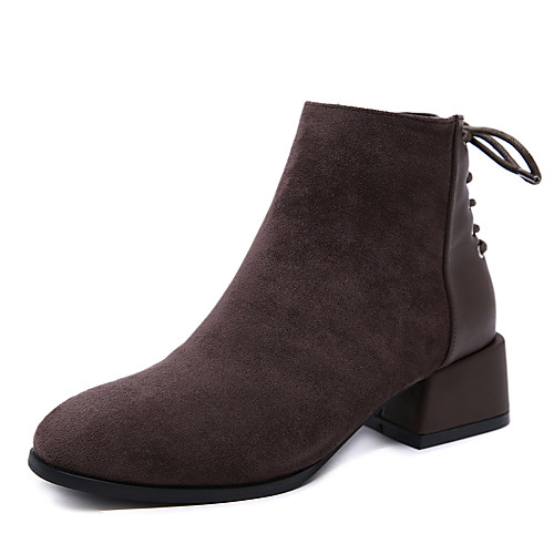 Women's Boots Chunky Heel Round Toe Faux Fur / PU Booties / Ankle Boots Vintage / Casual Winter Black / Dark Brown / Color Block
Women's Boots Chunky Heel Round Toe Faux Fur / PU Booties / Ankle Boots Vintage / Casual Winter Black / Dark Brown / Color Block