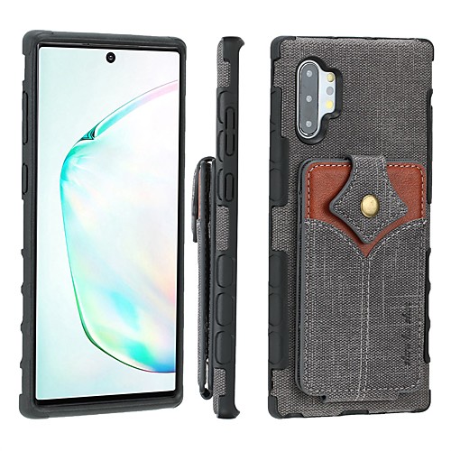 Case For Samsung Galaxy Galaxy Note 10 / Galaxy Note 10 Plus Card Holder / Shockproof Back Cover Solid Colored PU Leather / TPU 
Case For Samsung Galaxy Galaxy Note 10 / Galaxy Note 10 Plus Card Holder / Shockproof Back Cover Solid Colored PU Leather / TPU