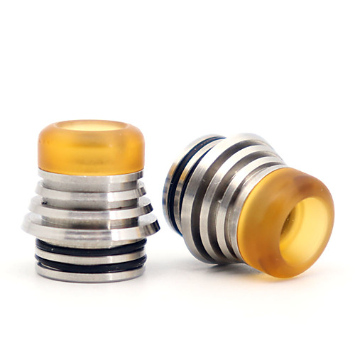 YUHETEC 810 Drip Tip PEI Stainless Steel with Heat Dissipation Function for TFV8 Big Baby/TFV12 Prince/Griffin 25/ijust 3/ELLO Duro/Pharaoh Mini/ammit 25/Creed RTA Atomizer
YUHETEC 810 Drip Tip PEI Stainless Steel with Heat Dissipation Function for TFV8 Big Baby/TFV12 Prince/Griffin 25/ijust 3/ELLO Duro/Pharaoh Mini/ammit 25/Creed RTA Atomizer