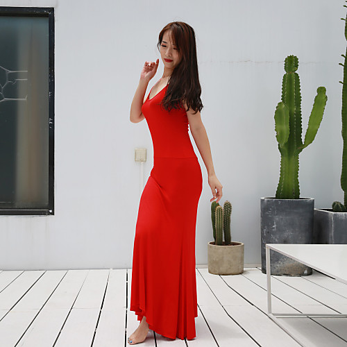 Belly Dance Dresses Women's Performance Terylene Split Joint Sleeveless Dropped Dress
Belly Dance Dresses Women's Performance Terylene Split Joint Sleeveless Dropped Dress