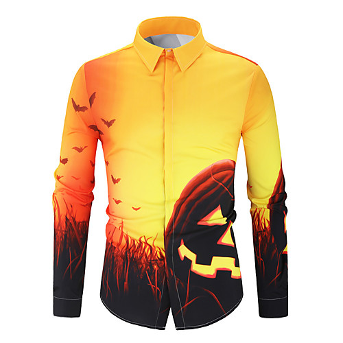 Men's Halloween Daily Basic / Street chic Shirt - Color Block Patchwork / Print Yellow
Men's Halloween Daily Basic / Street chic Shirt - Color Block Patchwork / Print Yellow