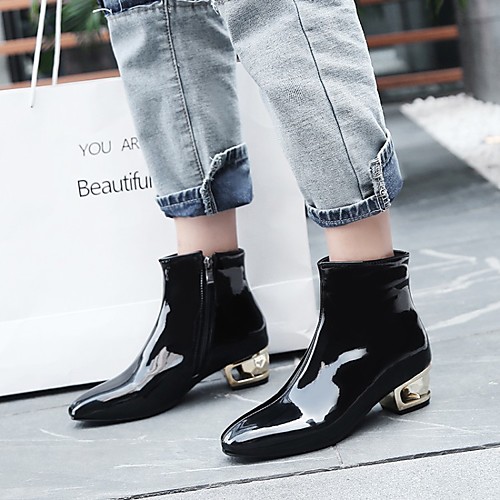 Women's Boots Chunky Heel Square Toe Buckle Faux Leather Booties / Ankle Boots Sweet / Minimalism Walking Shoes Spring & Fall / Fall & Winter Black / Blue / Pink / Color Block
Women's Boots Chunky Heel Square Toe Buckle Faux Leather Booties / Ankle Boots Sweet / Minimalism Walking Shoes Spring & Fall / Fall & Winter Black / Blue / Pink / Color Block