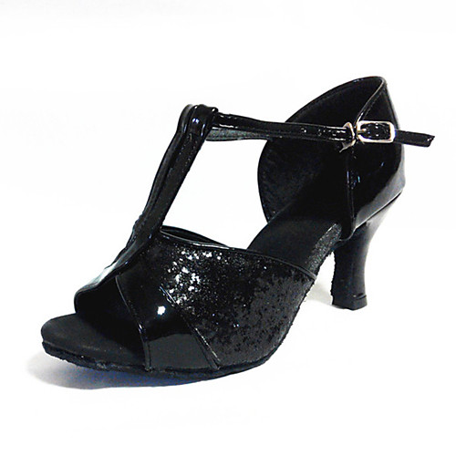 Women's Dance Shoes Patent Leather Latin Shoes Heel Slim High Heel Customizable Black
Women's Dance Shoes Patent Leather Latin Shoes Heel Slim High Heel Customizable Black