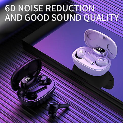 LITBest T9S TWS True Wireless Headphone Wireless Earbud Bluetooth 5.0 Noise-Cancelling
LITBest T9S TWS True Wireless Headphone Wireless Earbud Bluetooth 5.0 Noise-Cancelling